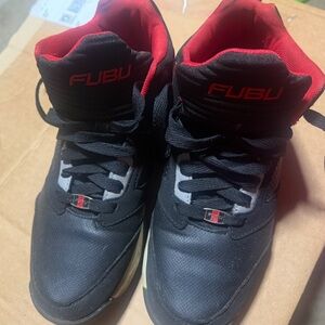 FUBU Kids Sneakers in Black and Red